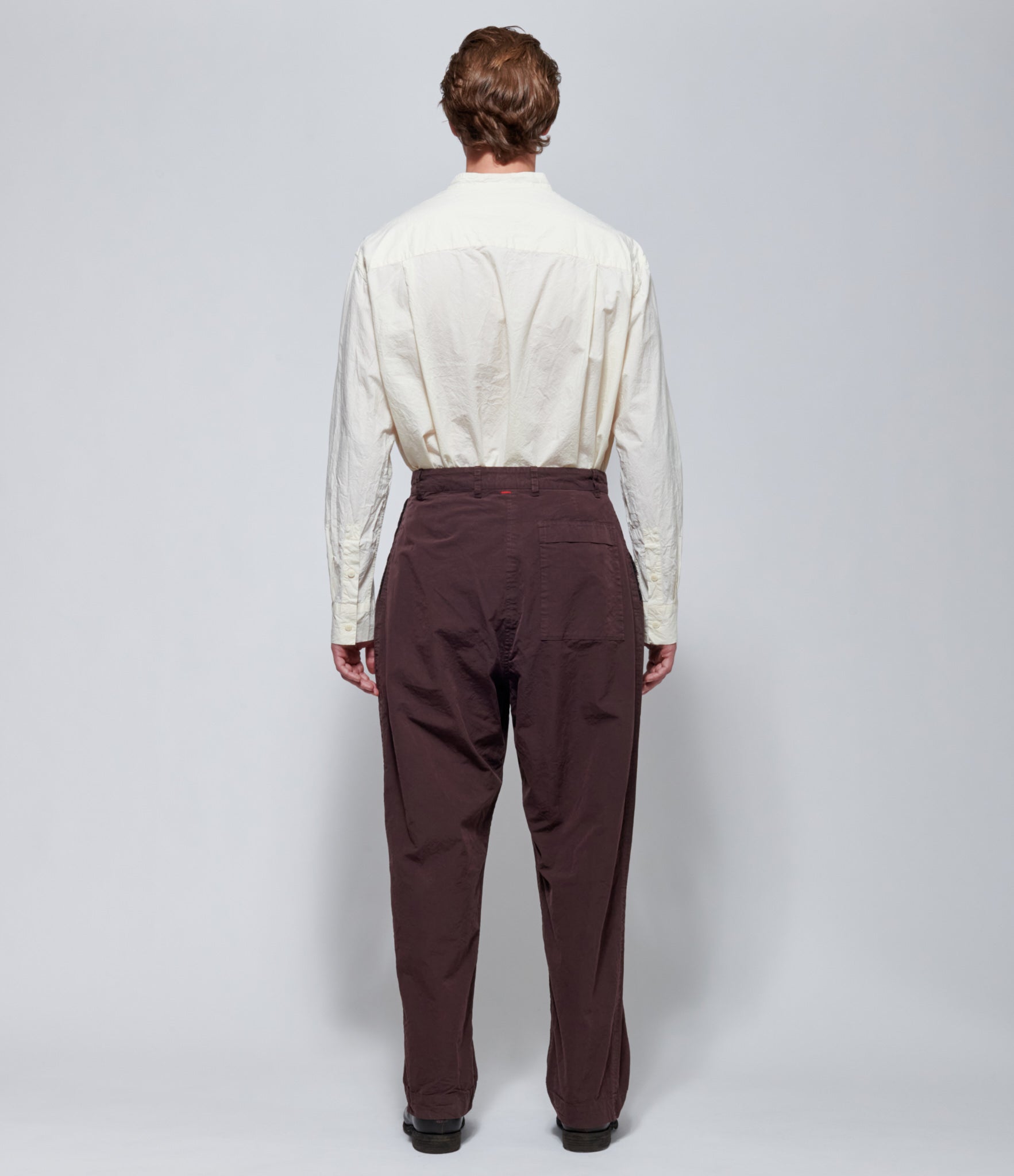 FW26 Casey Casey Mens Basil Pant in Ebony