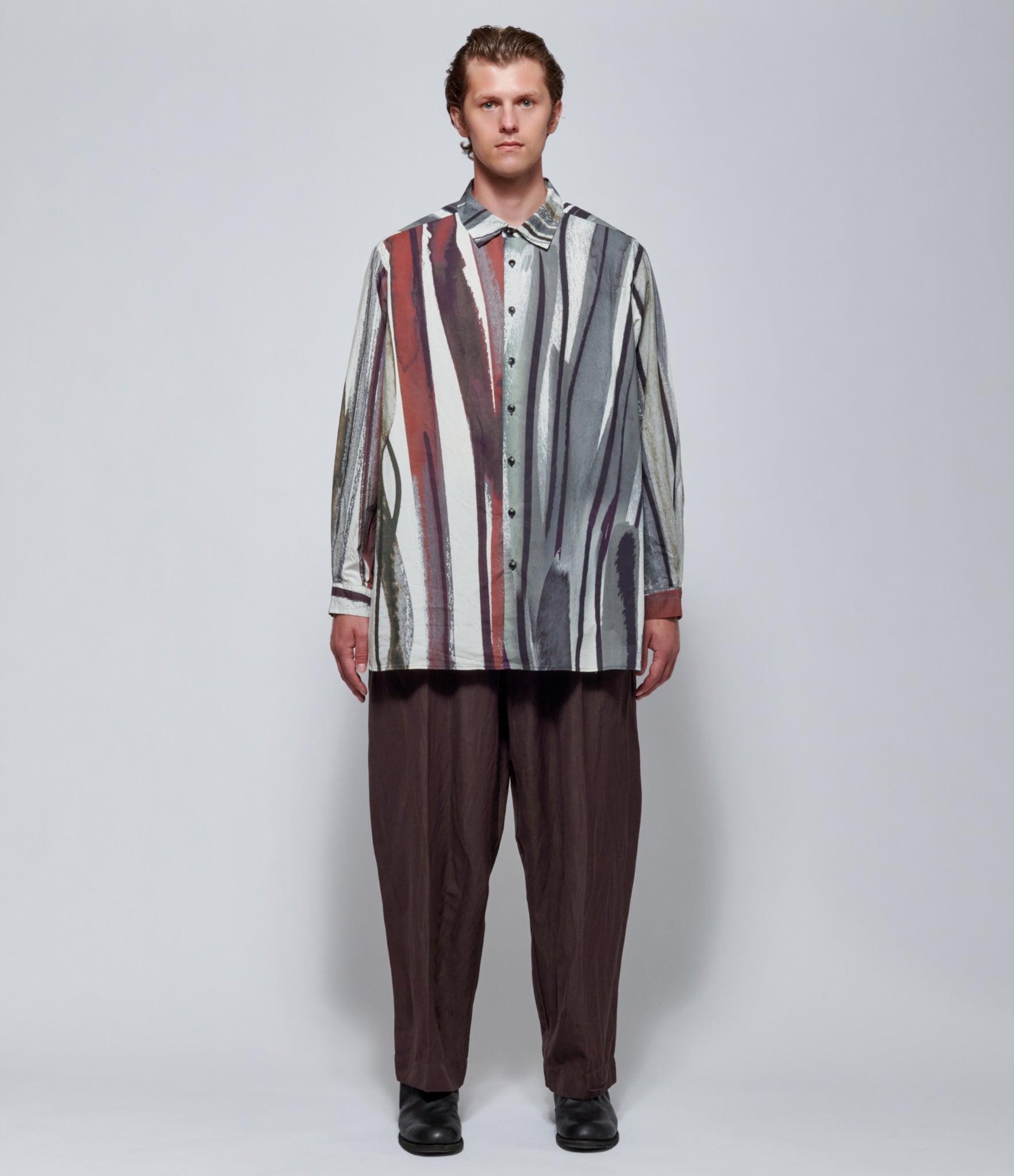 FW26 Casey Casey Mens Ikla Printed Shirt