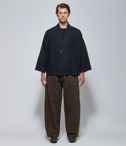 Jan Jan Van Essche #115 Cropped Shirt Jacket Black