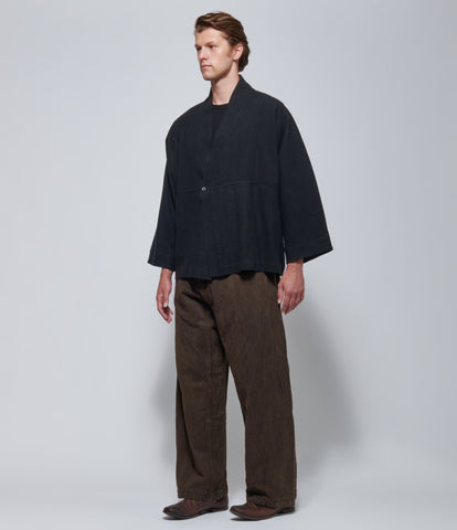 Jan Jan Van Essche #115 Cropped Shirt Jacket Black