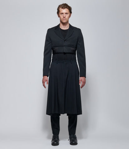 FW26 COMME des GARÇONS Homme Plus Mens Cropped Jacket Black