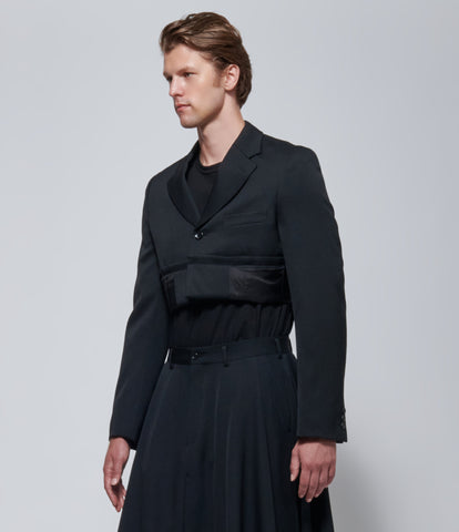 FW26 COMME des GARÇONS Homme Plus Mens Cropped Jacket Black