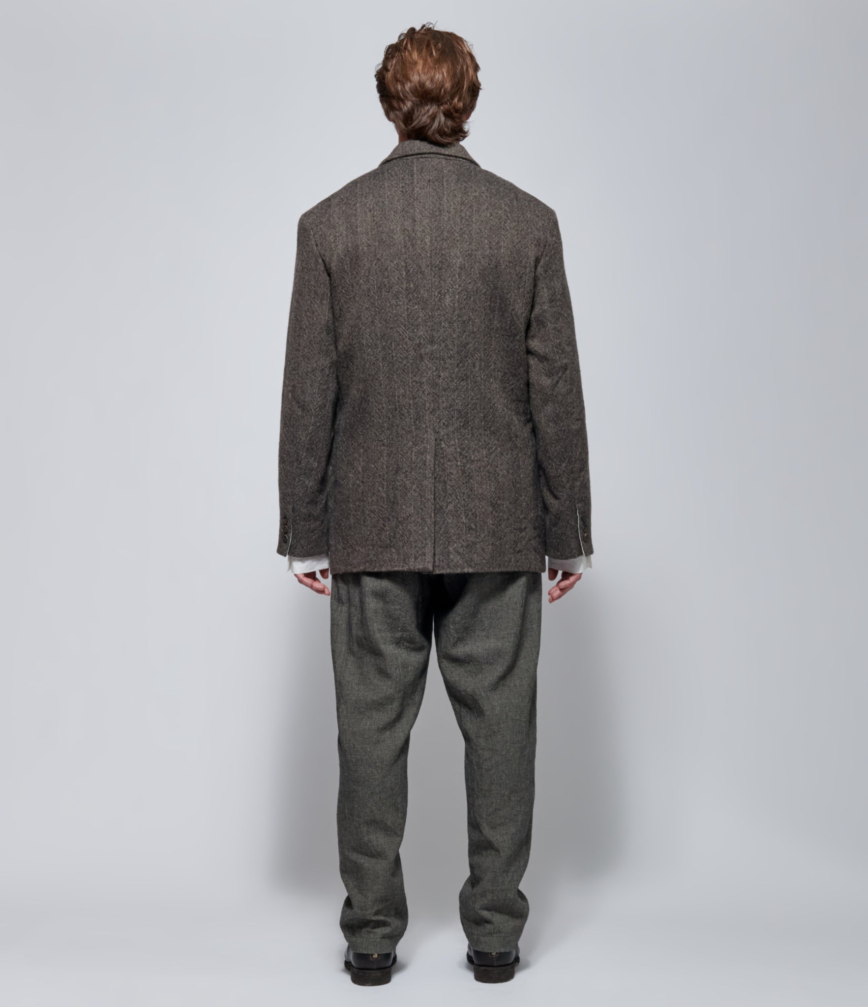 FW26 Forme Mens 5-Button Relaxed Coat Wood