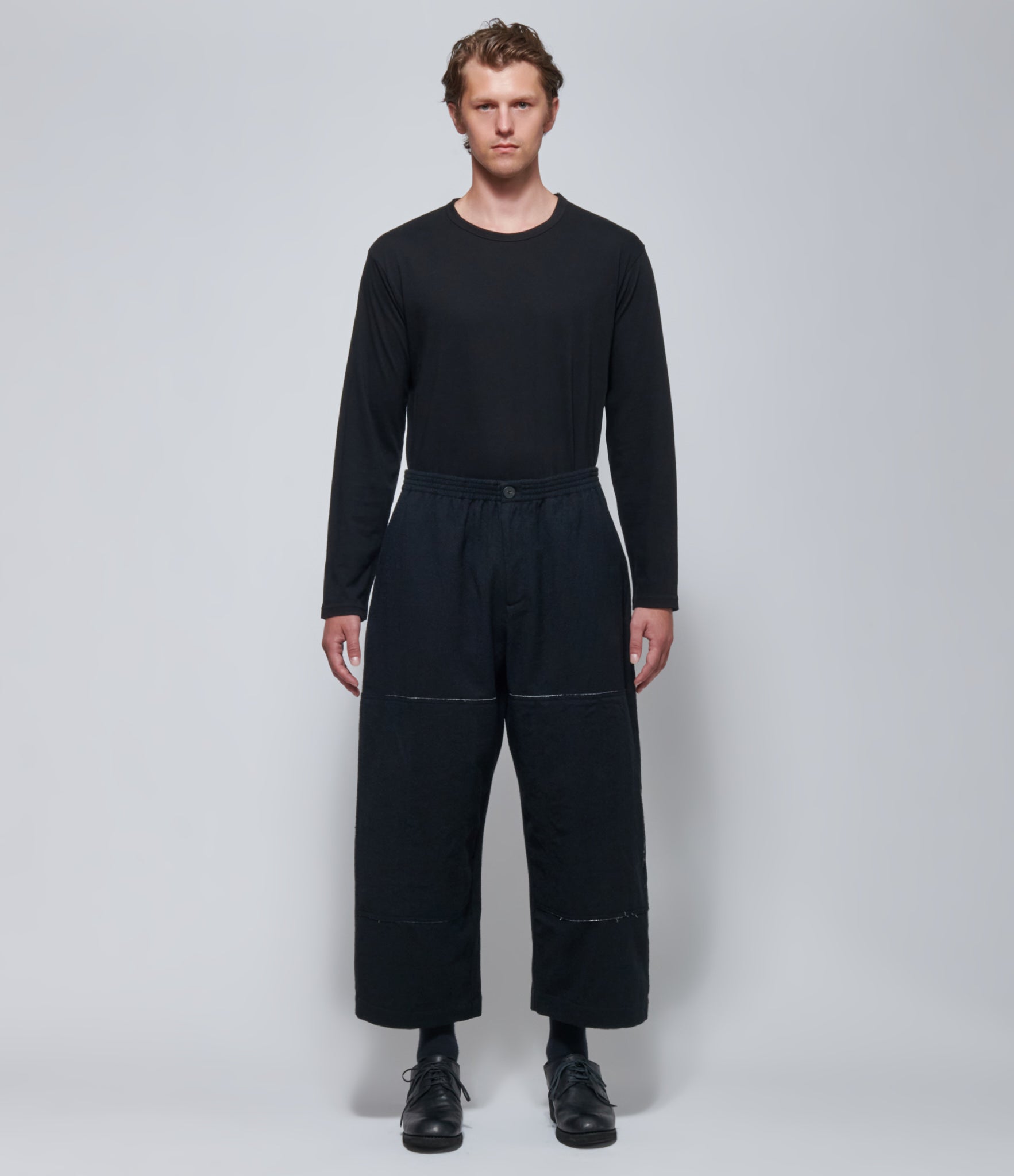 AW26 Wright + Doyle Mens Mathir Trousers Ebony
