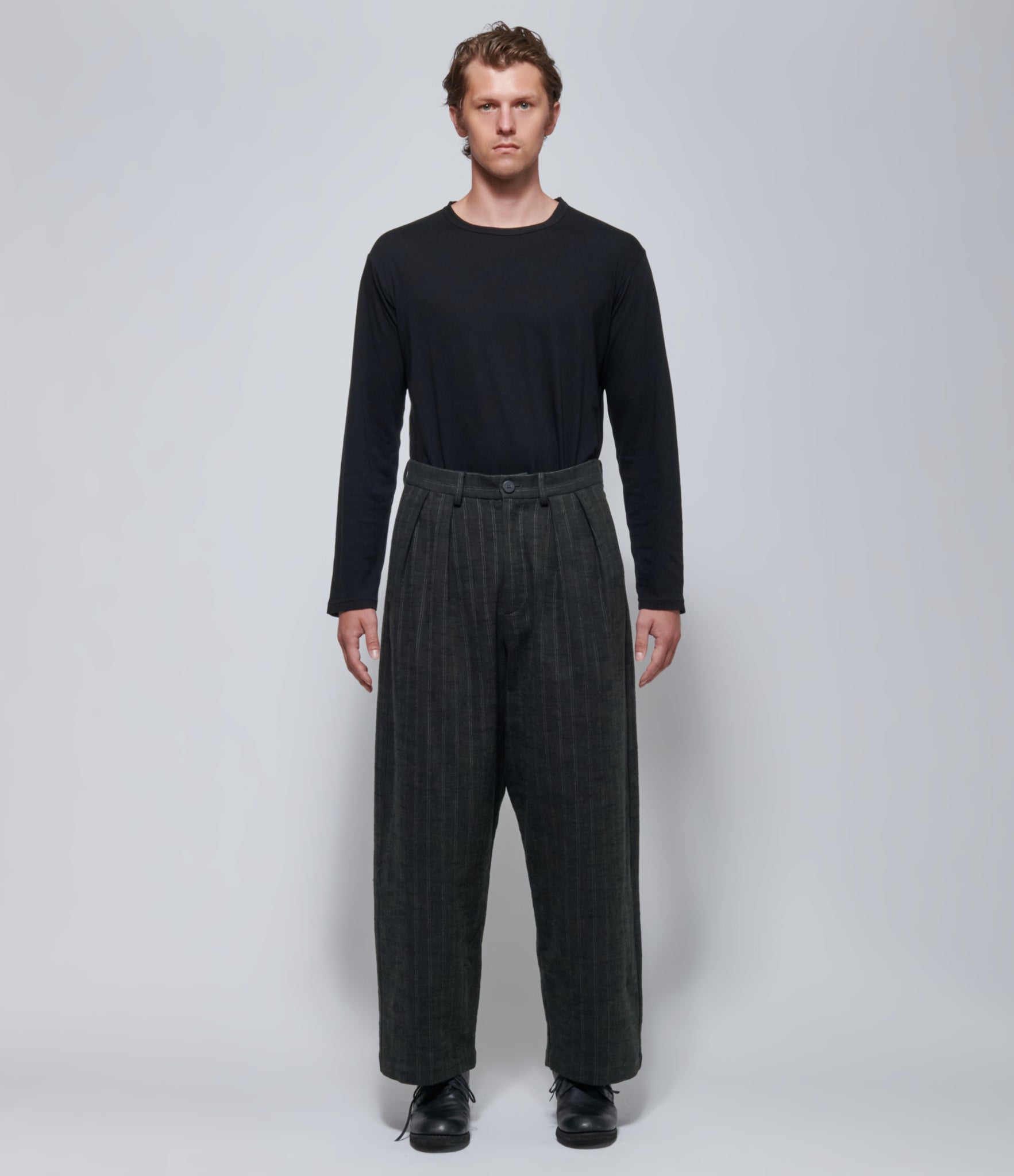 AW26 Wright + Doyle Mens Heres Trousers Wald Green