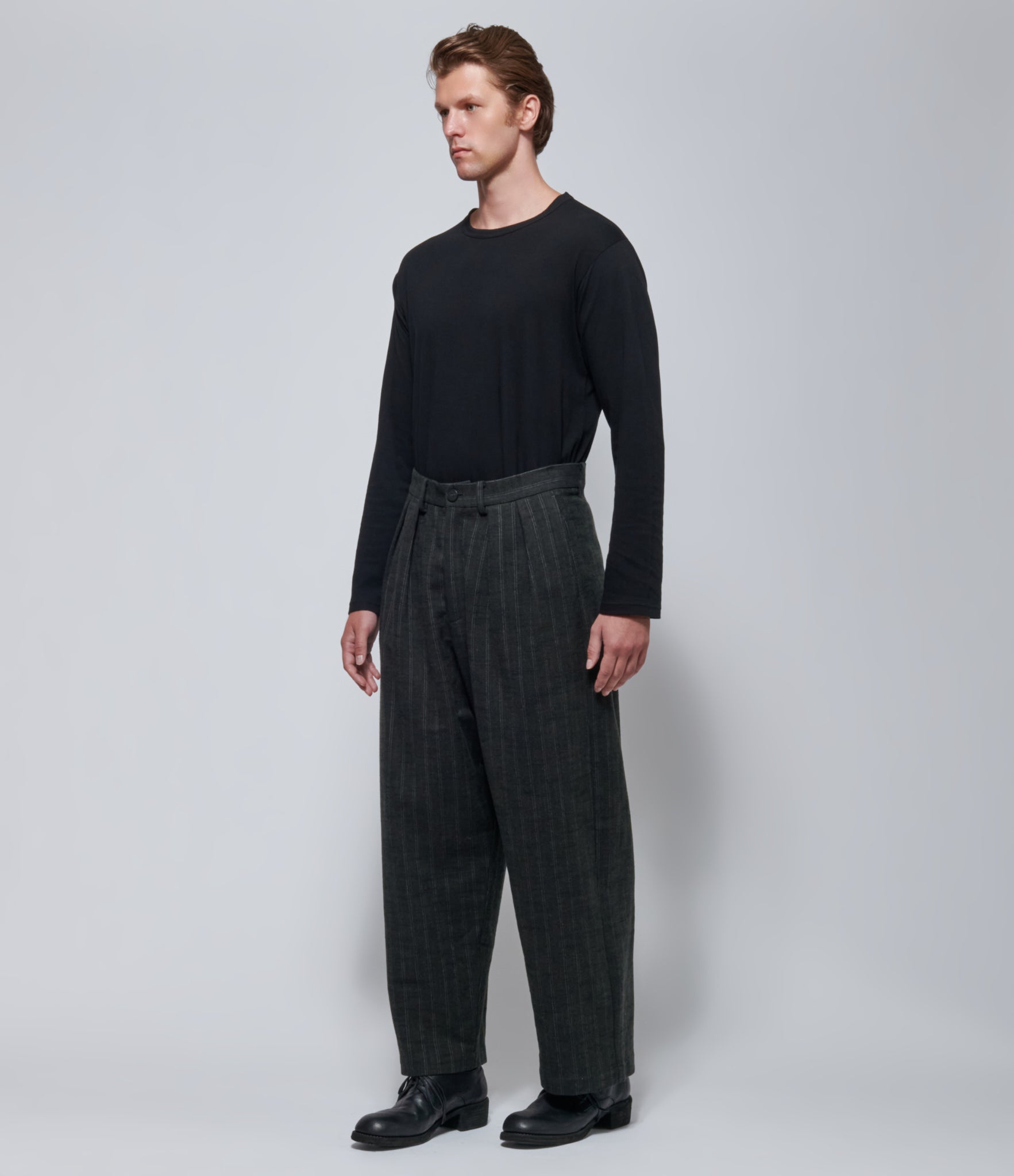 AW26 Wright + Doyle Mens Heres Trousers Wald Green