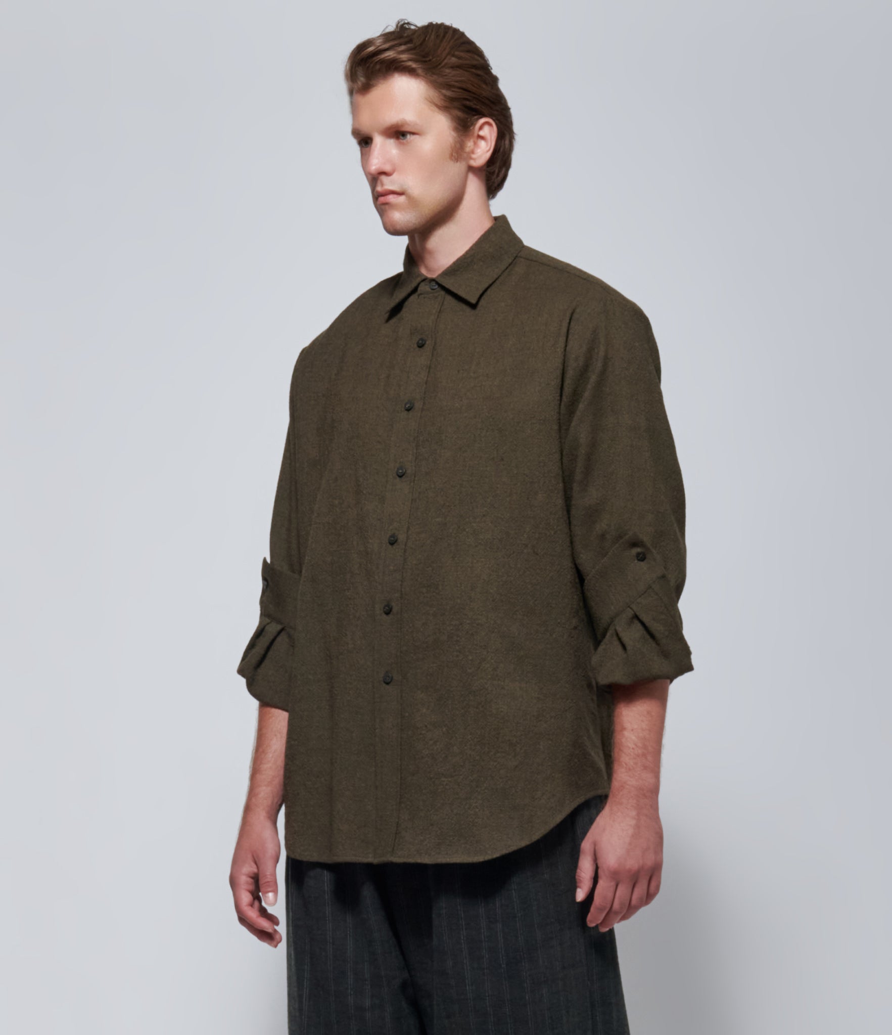 AW26 Wright + Doyle Mens Nata Shirt Bracken