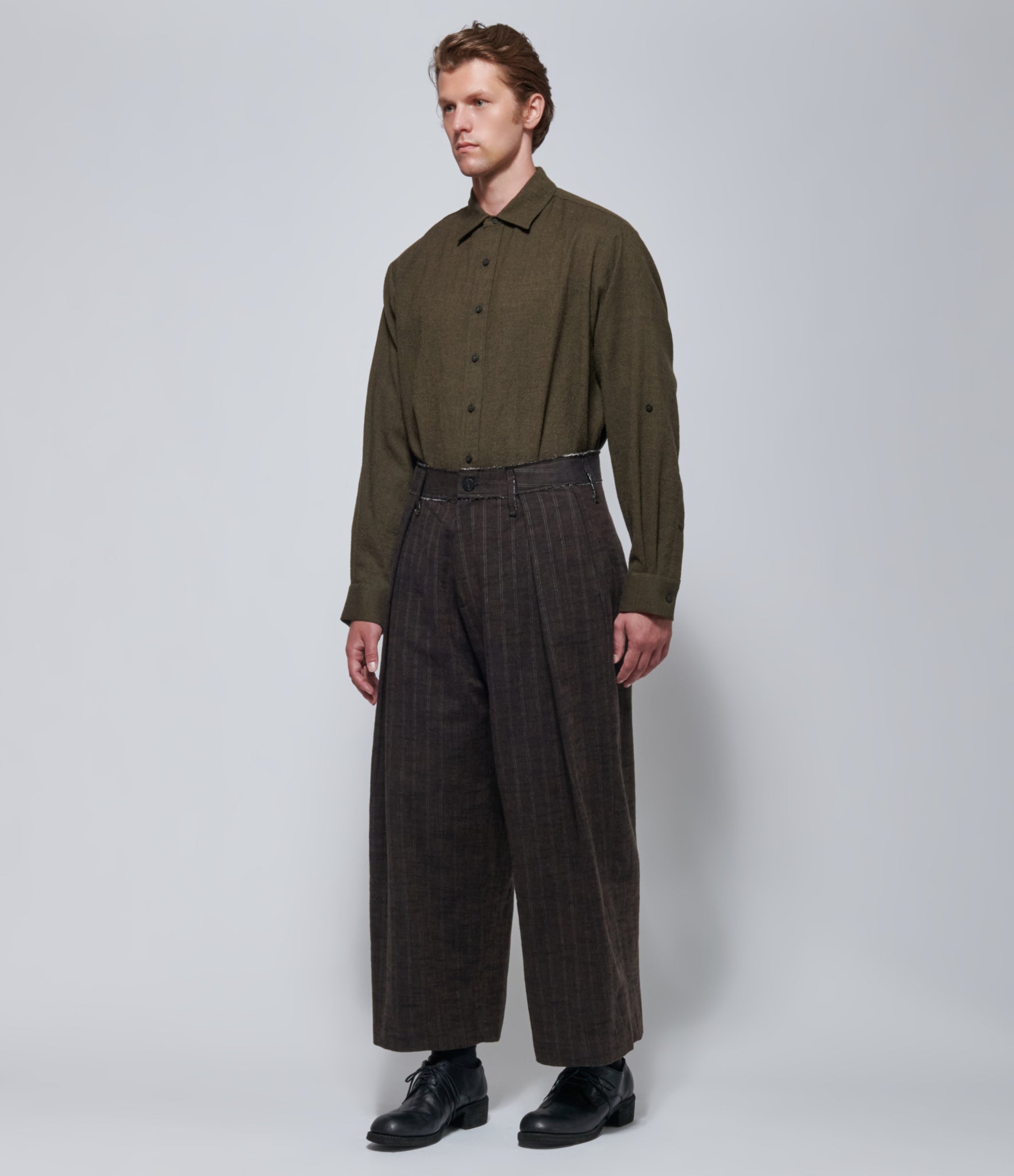 AW26 Wright + Doyle Mens Kassel Trousers Bark