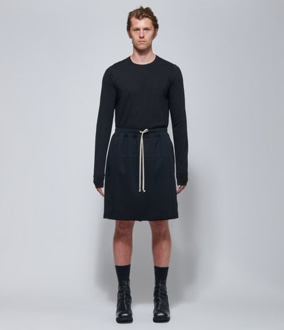 FW26 Rick Owens Mens Shorts Kiltshorts Black