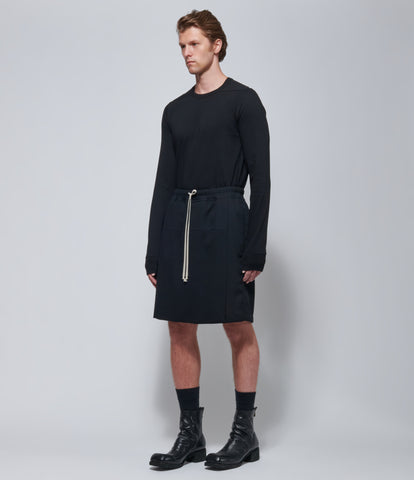 FW26 Rick Owens Mens Shorts Kiltshorts Black
