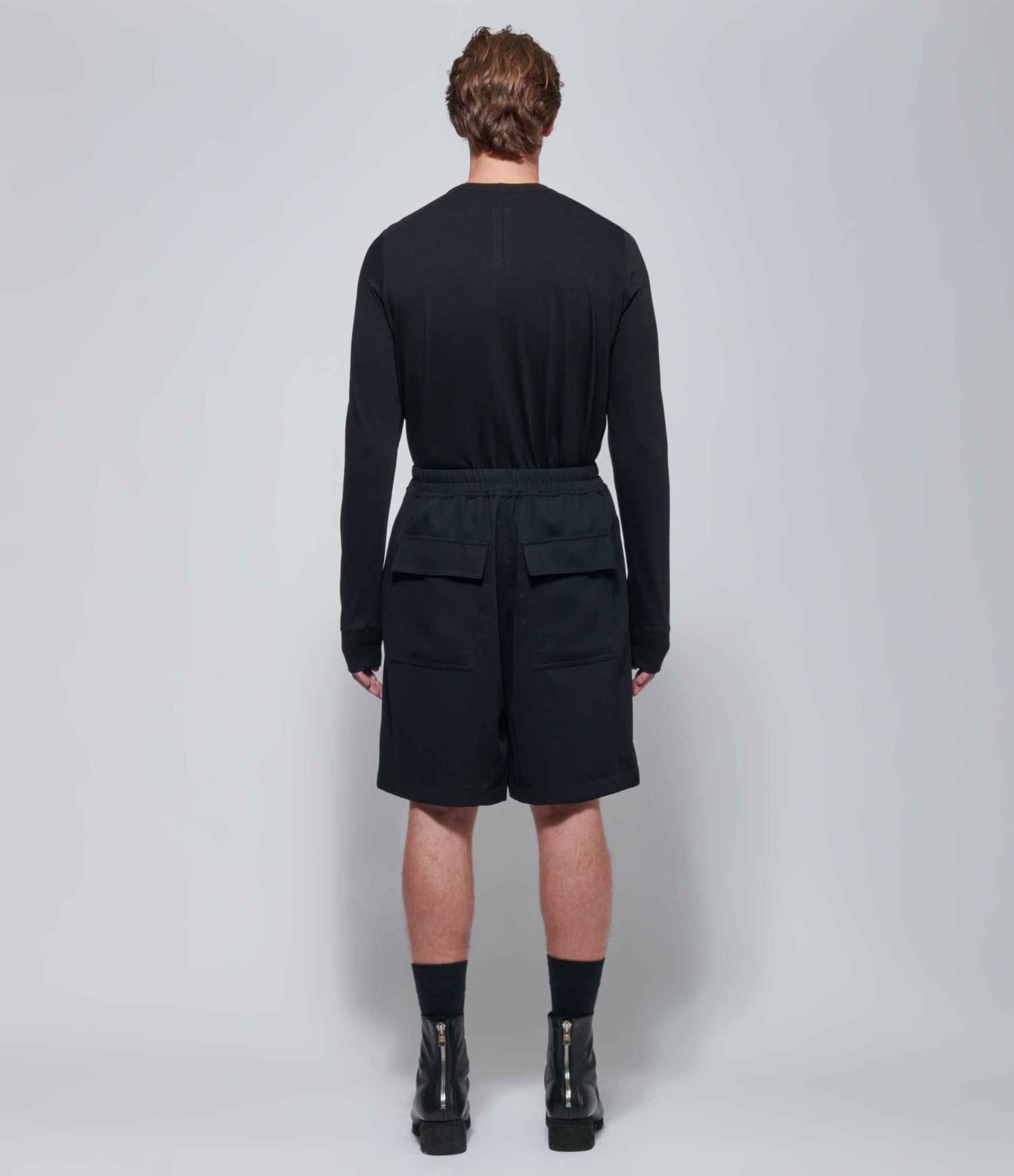 FW26 Rick Owens Mens Shorts Kiltshorts Black