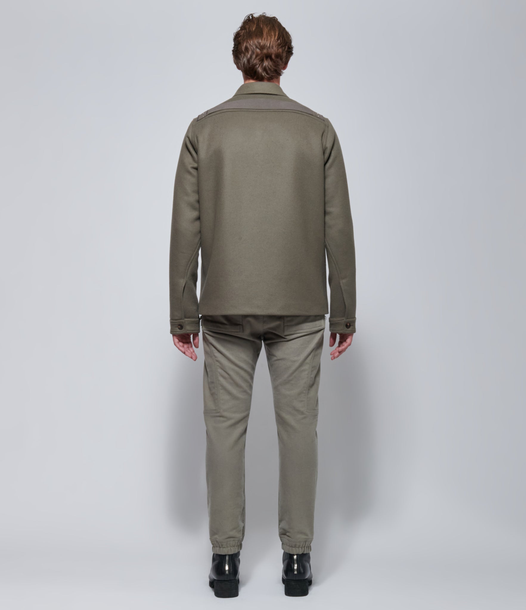 FW26 Rick Owens Mens Giacca Imbottita Buttoned Brad Jacket Dust