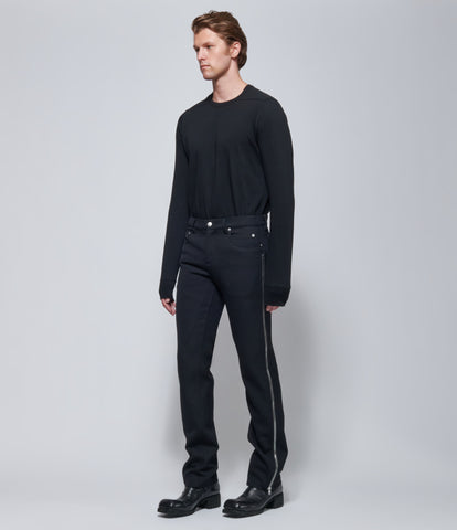 FW26 Rick Owens Mens Pantaloni Vega Jeans Black