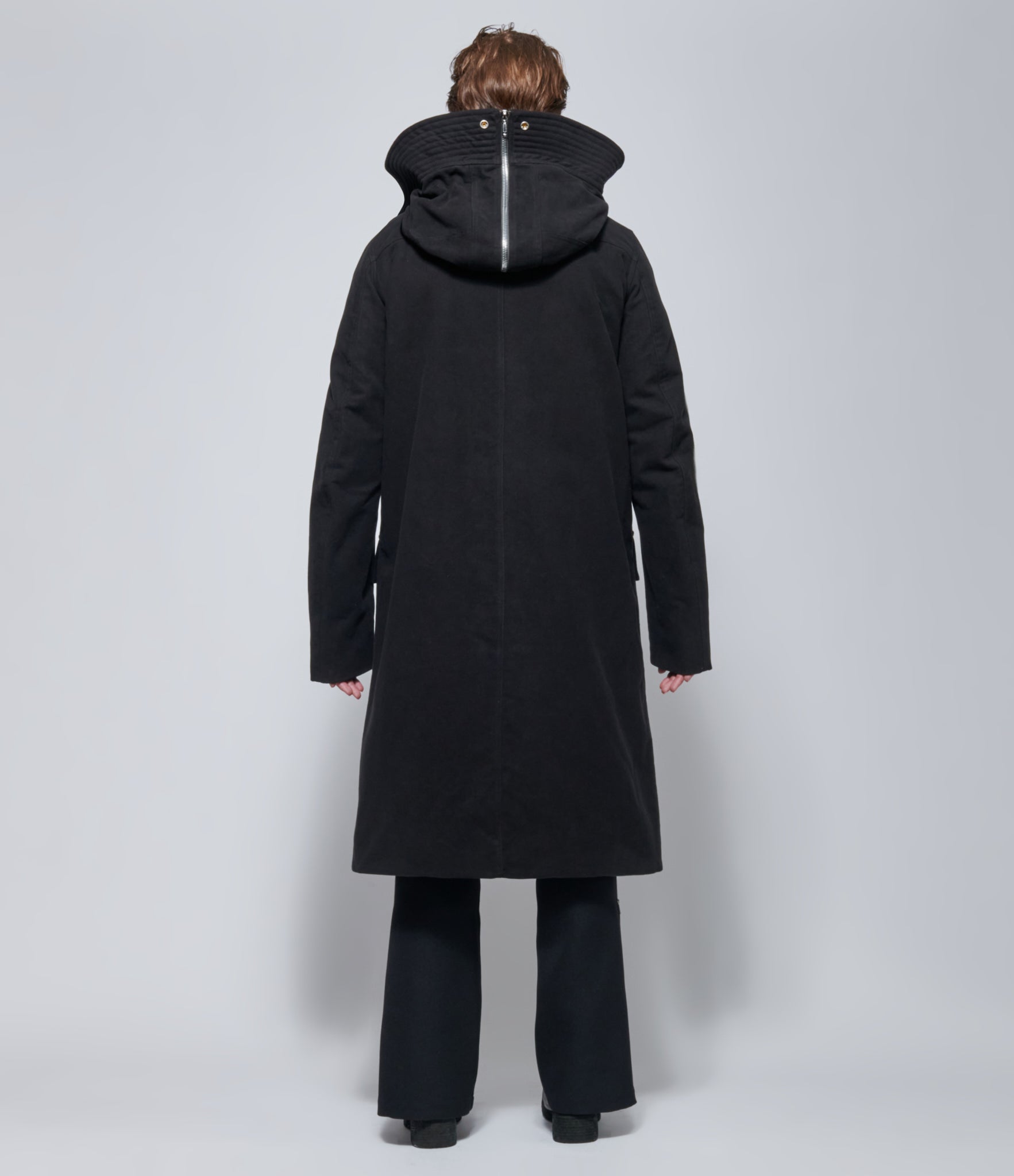 FW26 Rick Owens Mens Parka Imbottito MegaParka Black