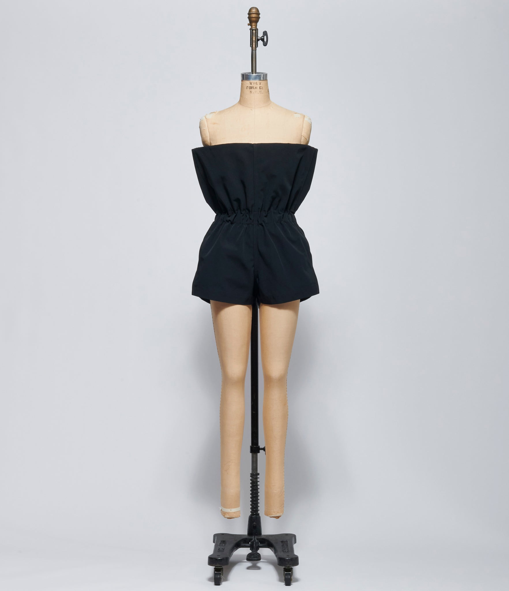 FW26 Rick Owens Womens Crater Romper Black