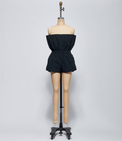 FW26 Rick Owens Womens Crater Romper Black