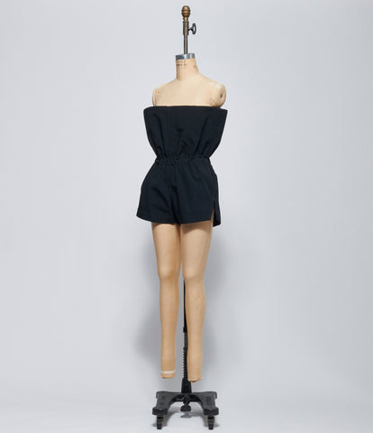 FW26 Rick Owens Womens Crater Romper Black