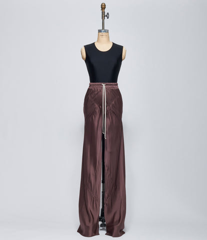 FW26 Rick Owens Womens Pantaloni Drawstring Bias Grape