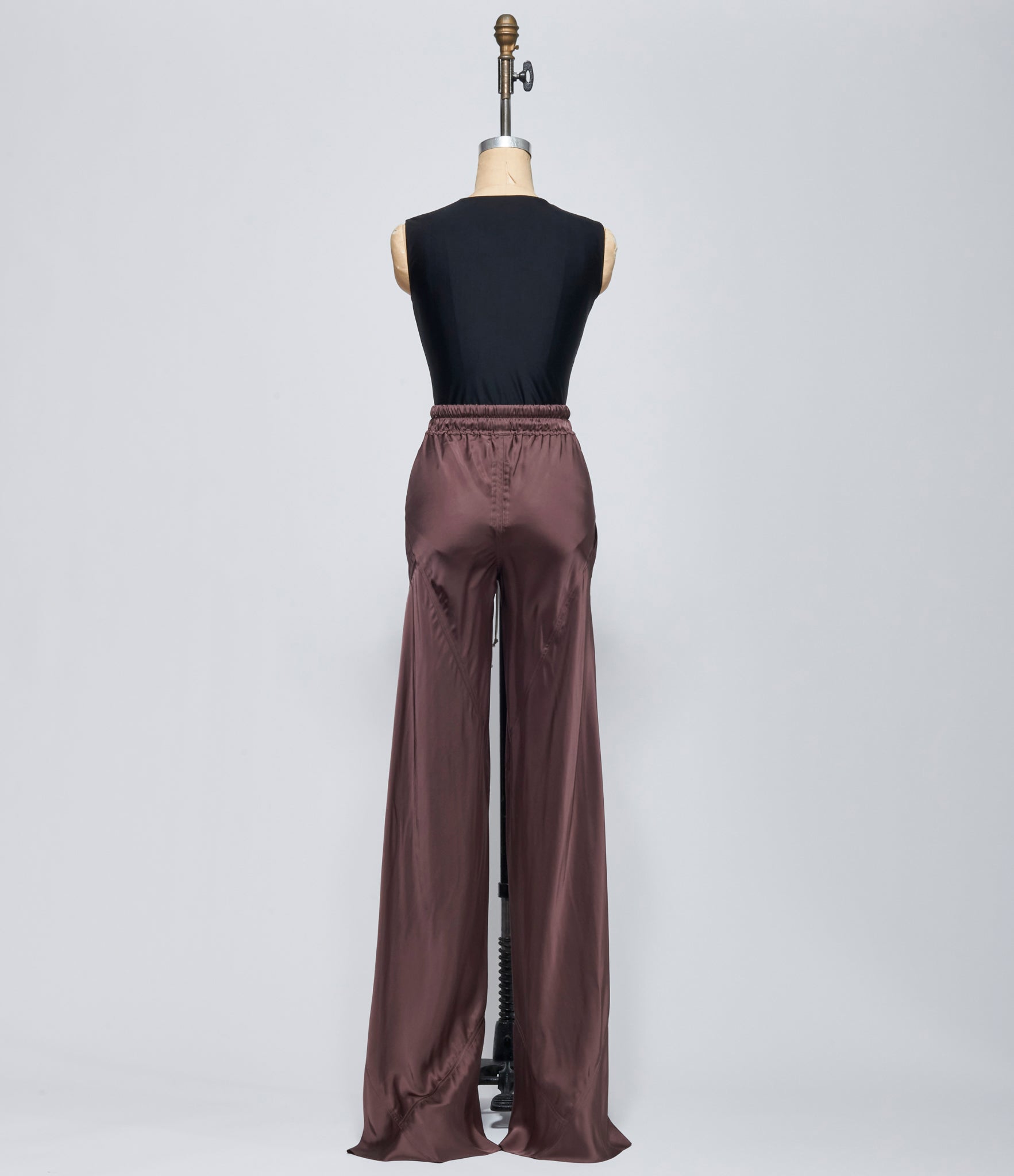 FW26 Rick Owens Womens Pantaloni Drawstring Bias Grape