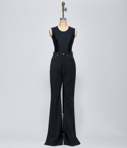 FW26 Rick Owens Womens Pantaloni Bolan Bootcut Black