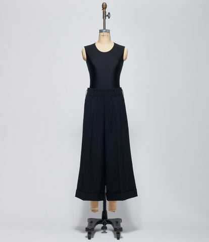 FW26 Comme des Garçons Womens Black Cuffed Pants