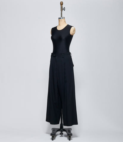 FW26 Y's Womens N-1 Tuck Loose Wide Black