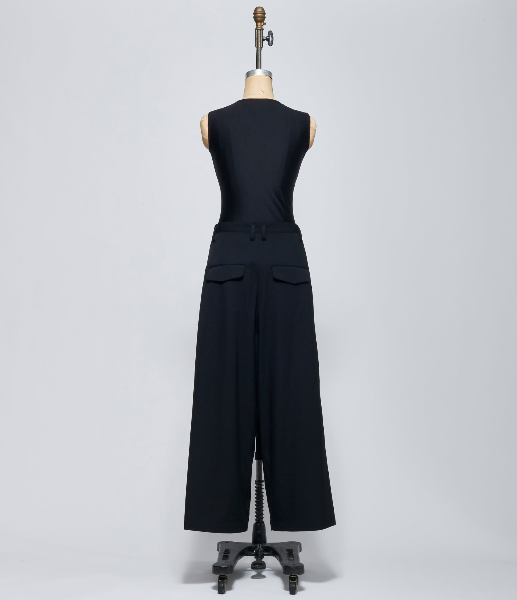 FW26 Y's Womens N-1 Tuck Loose Wide Black
