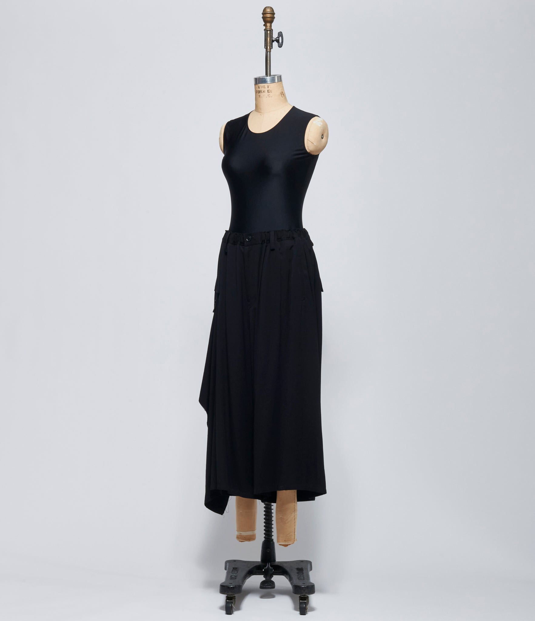 FW26 Y's Womens I-Gather Pants With Cloth Black
