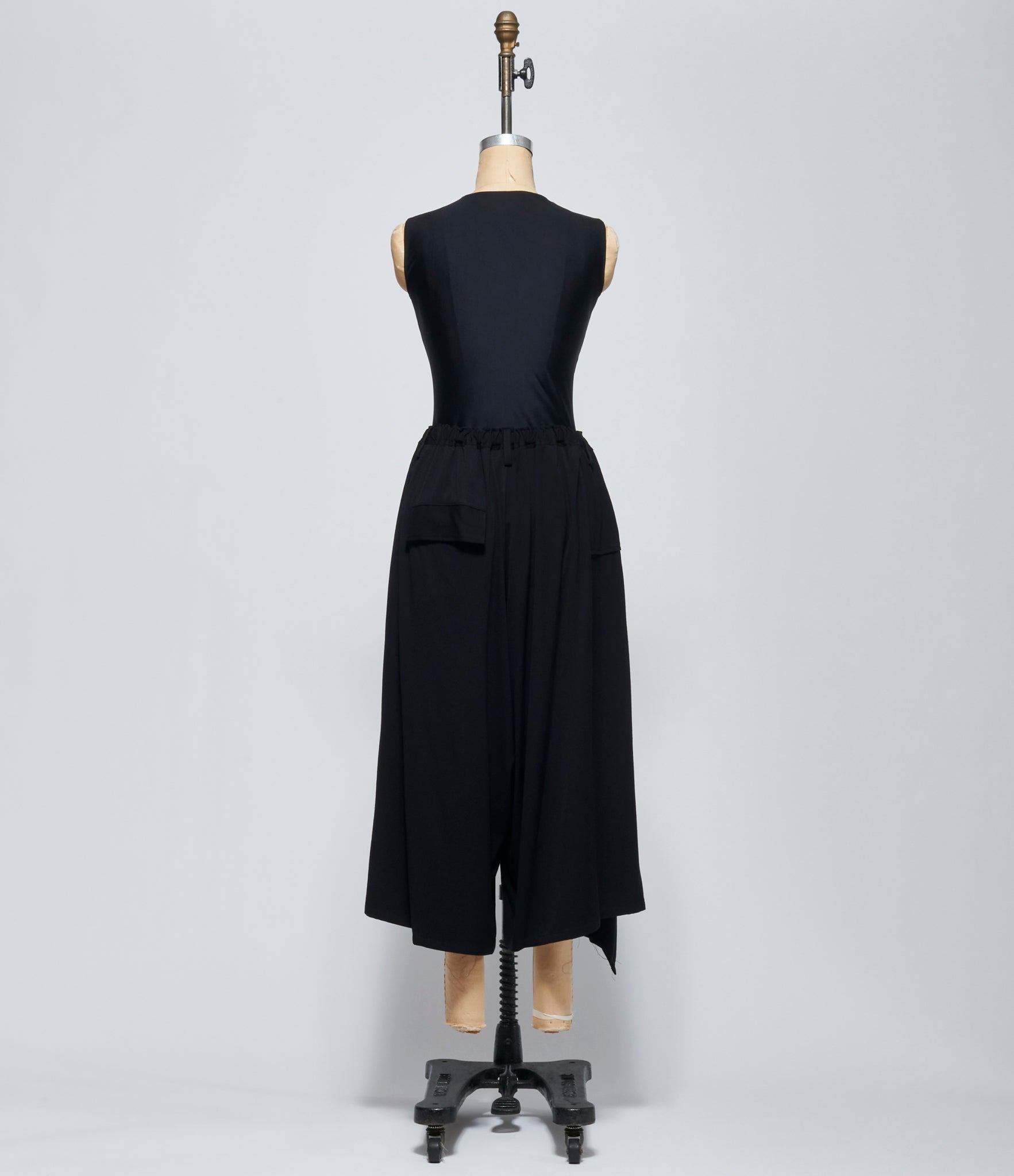 FW26 Y's Womens I-Gather Pants With Cloth Black