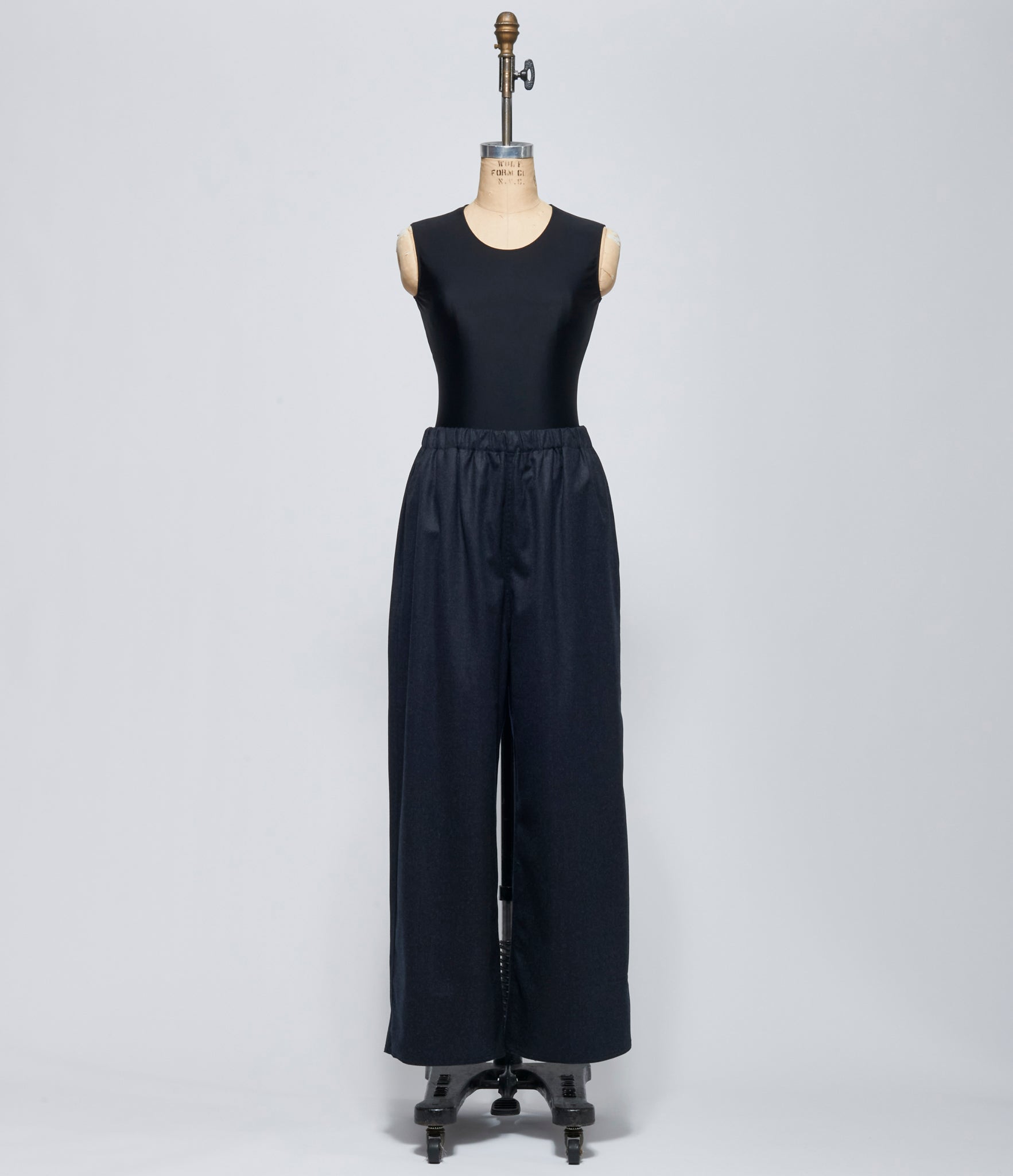 FW26 Sofie D'Hoore Womens Drawstring Pant Woven Charcoal Melange