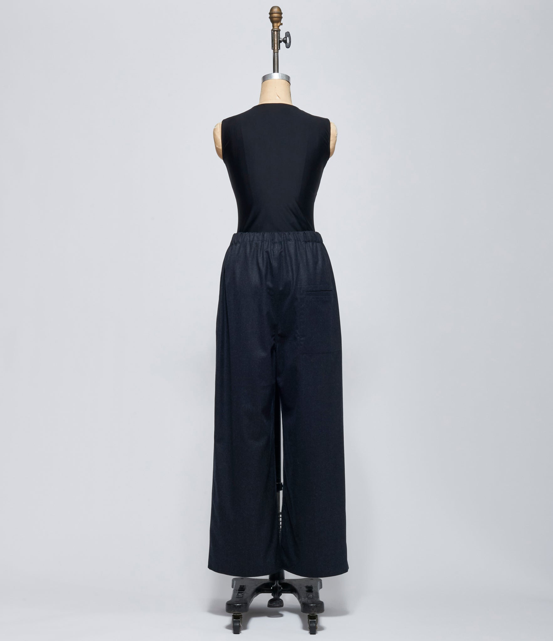 FW26 Sofie D'Hoore Womens Drawstring Pant Woven Charcoal Melange