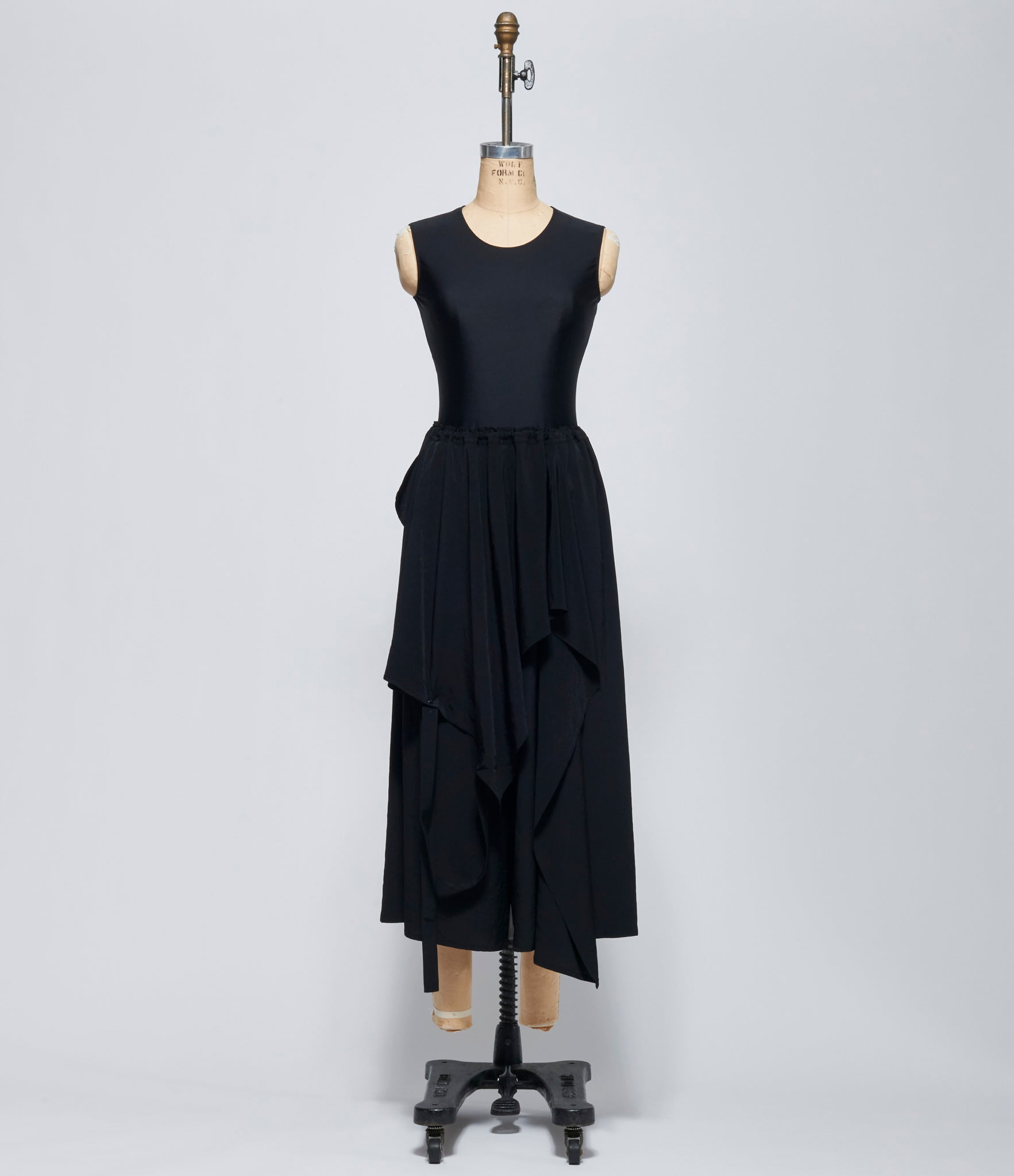 FW26 Y's Womens O-Apron Dress Black