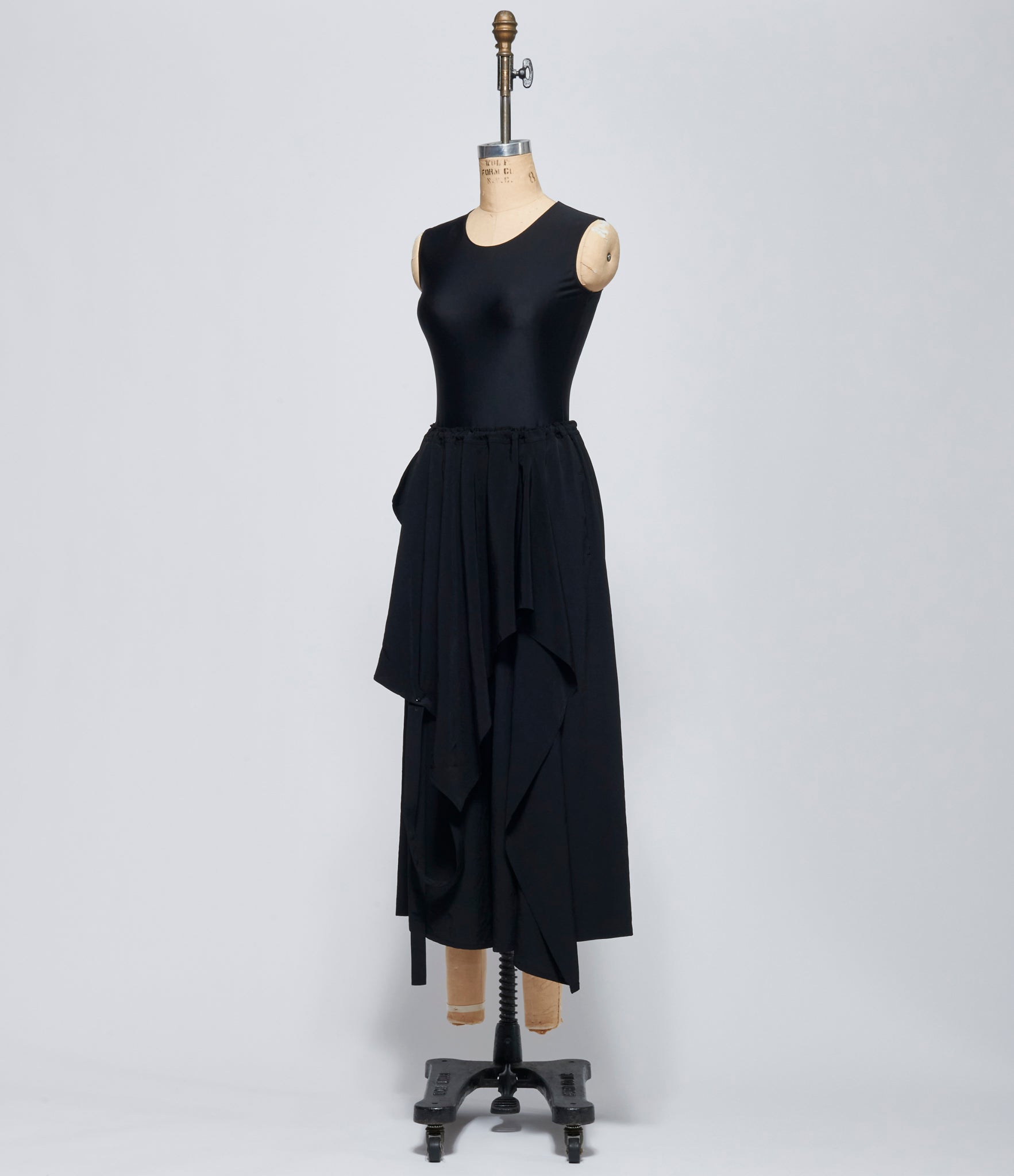 FW26 Y's Womens O-Apron Dress Black