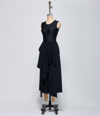 FW26 Y's Womens O-Apron Dress Black
