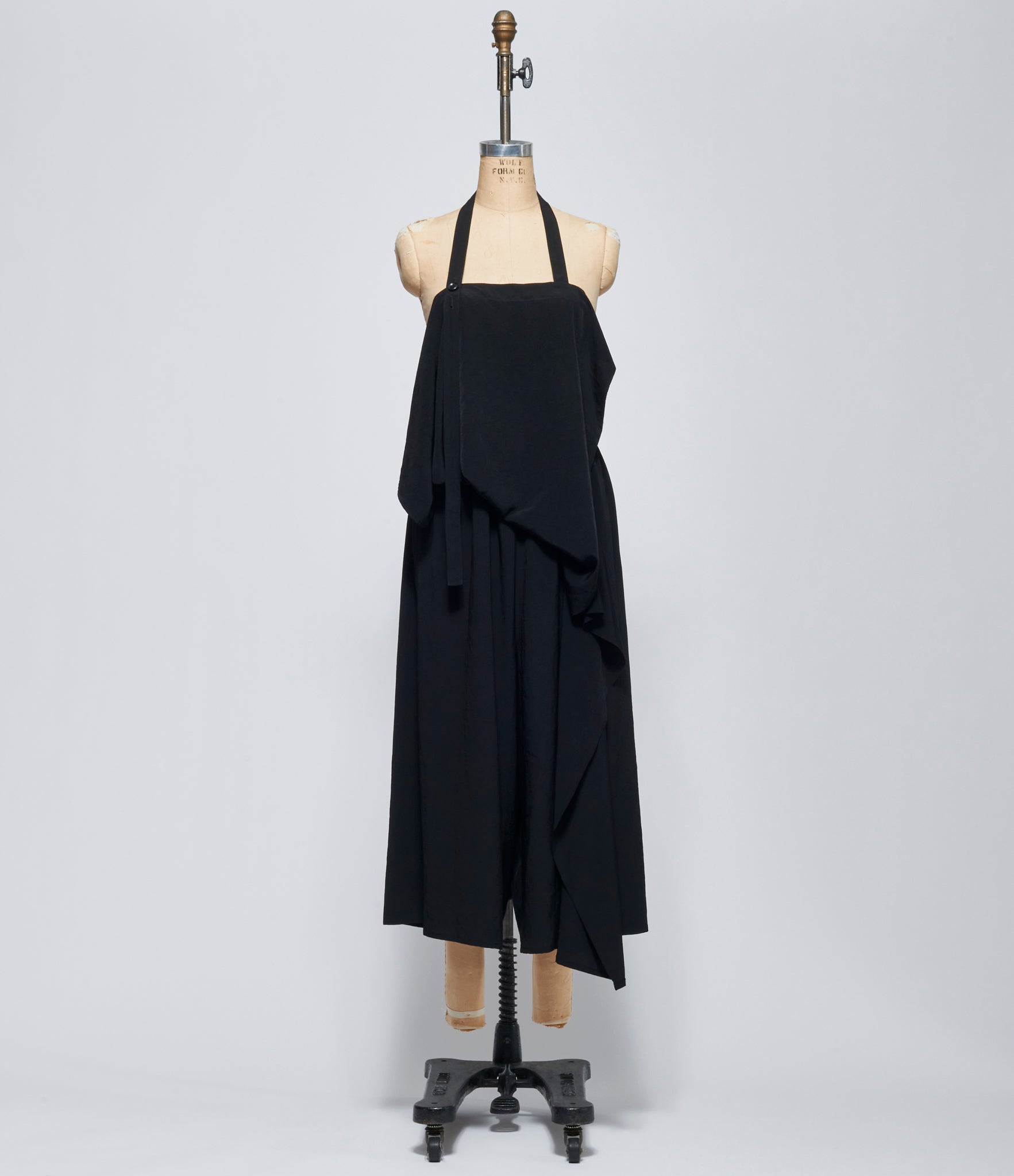 FW26 Y's Womens O-Apron Dress Black