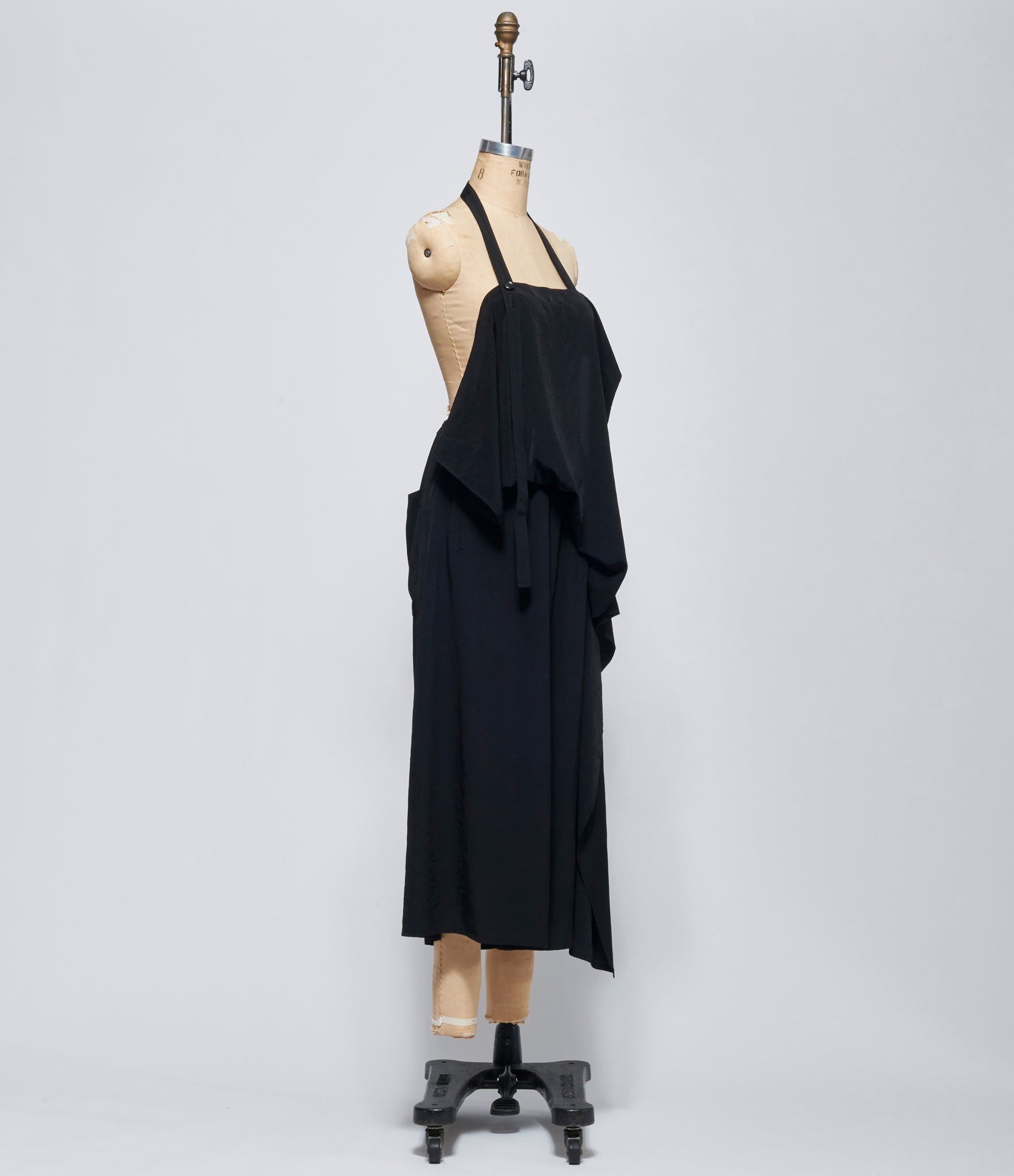 FW26 Y's Womens O-Apron Dress Black
