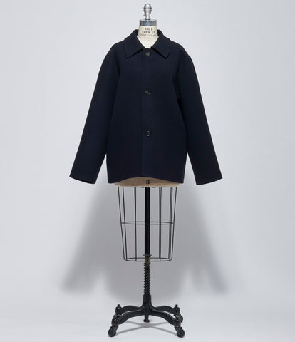FW26 Sofie D'Hoore Womens Short Buttoned Jacket With Collar Jacket Midnight