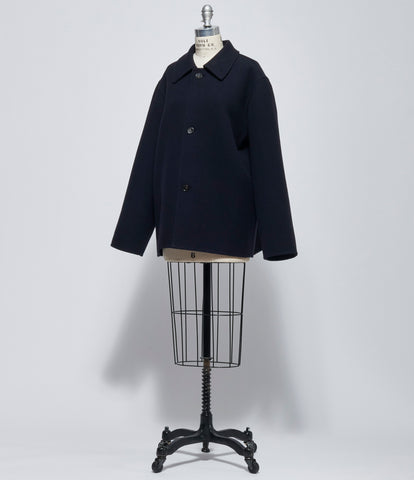 FW26 Sofie D'Hoore Womens Short Buttoned Jacket With Collar Jacket Midnight