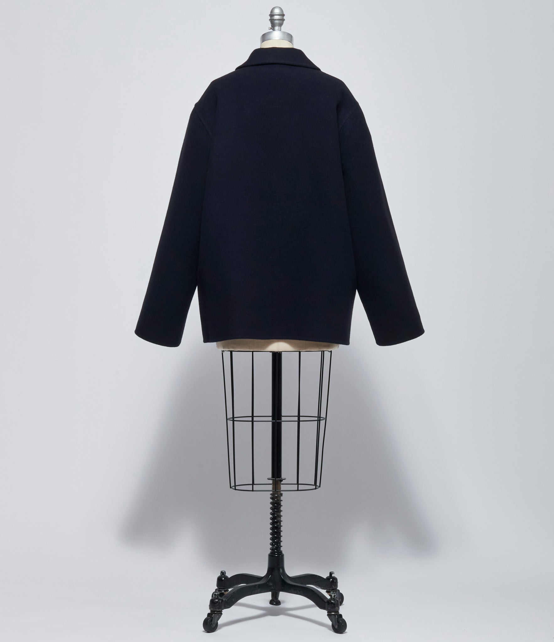 FW26 Sofie D'Hoore Womens Short Buttoned Jacket With Collar Jacket Midnight