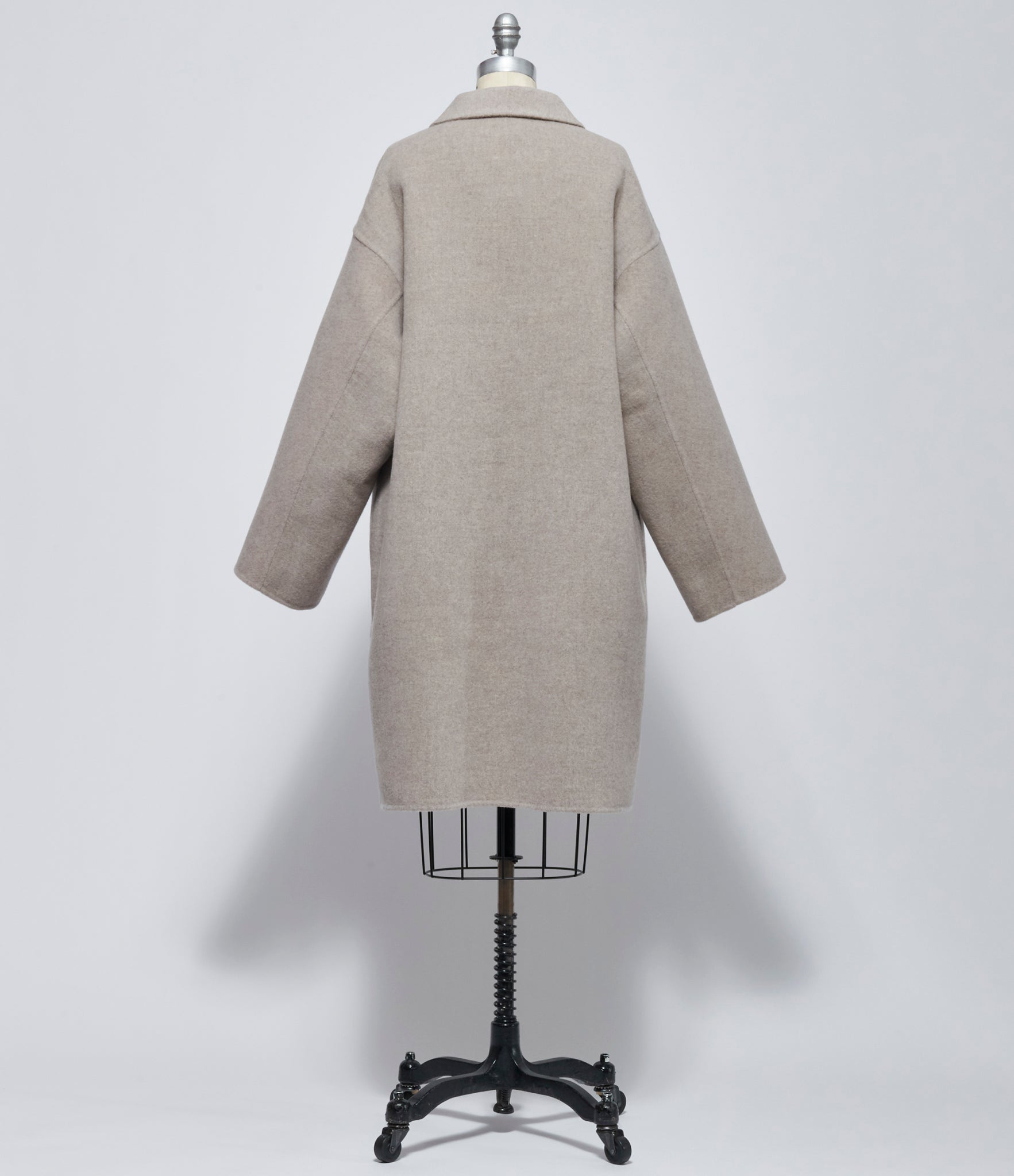 FW26 Sofie D'Hoore Womens Long Jacket With Collar And Buttons Jacket Muesli