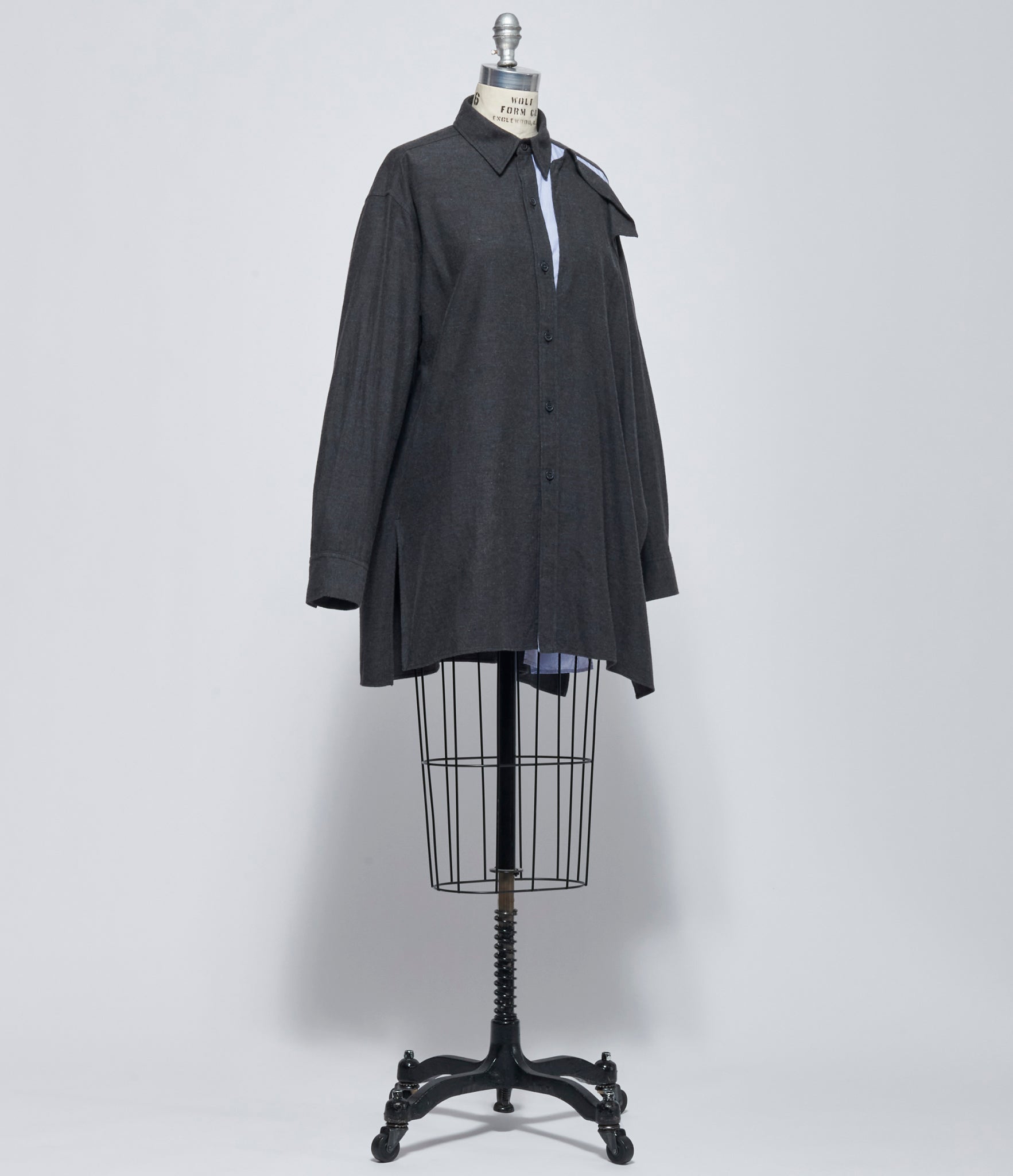 FW26 Y's Womens On-Left Double Cloth Blouse