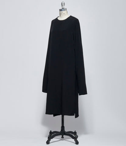 FW26 Y's Womens N-Knot Sleeve Dress Black