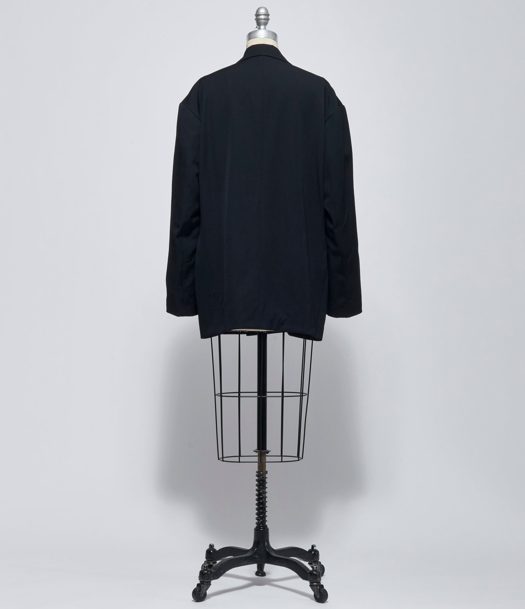 FW26 Y's Womens U-Big Tailored Oversized Double-Breasted Wool Blazer