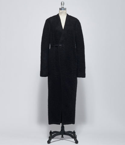 FW26 Rick Owens Womens LS Lab Coat Black