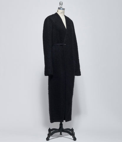 FW26 Rick Owens Womens LS Lab Coat Black