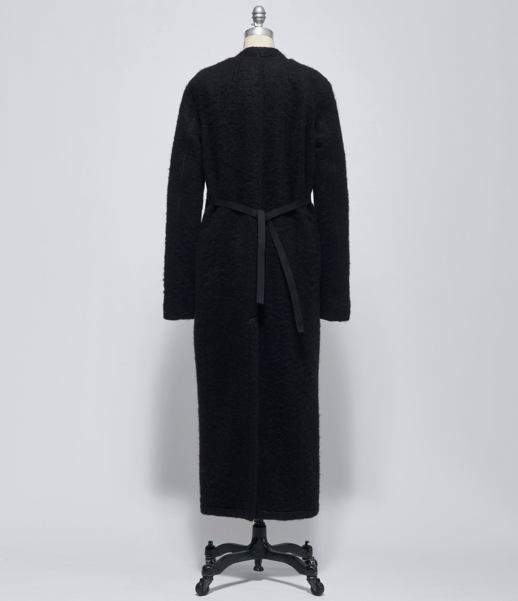 FW26 Rick Owens Womens LS Lab Coat Black