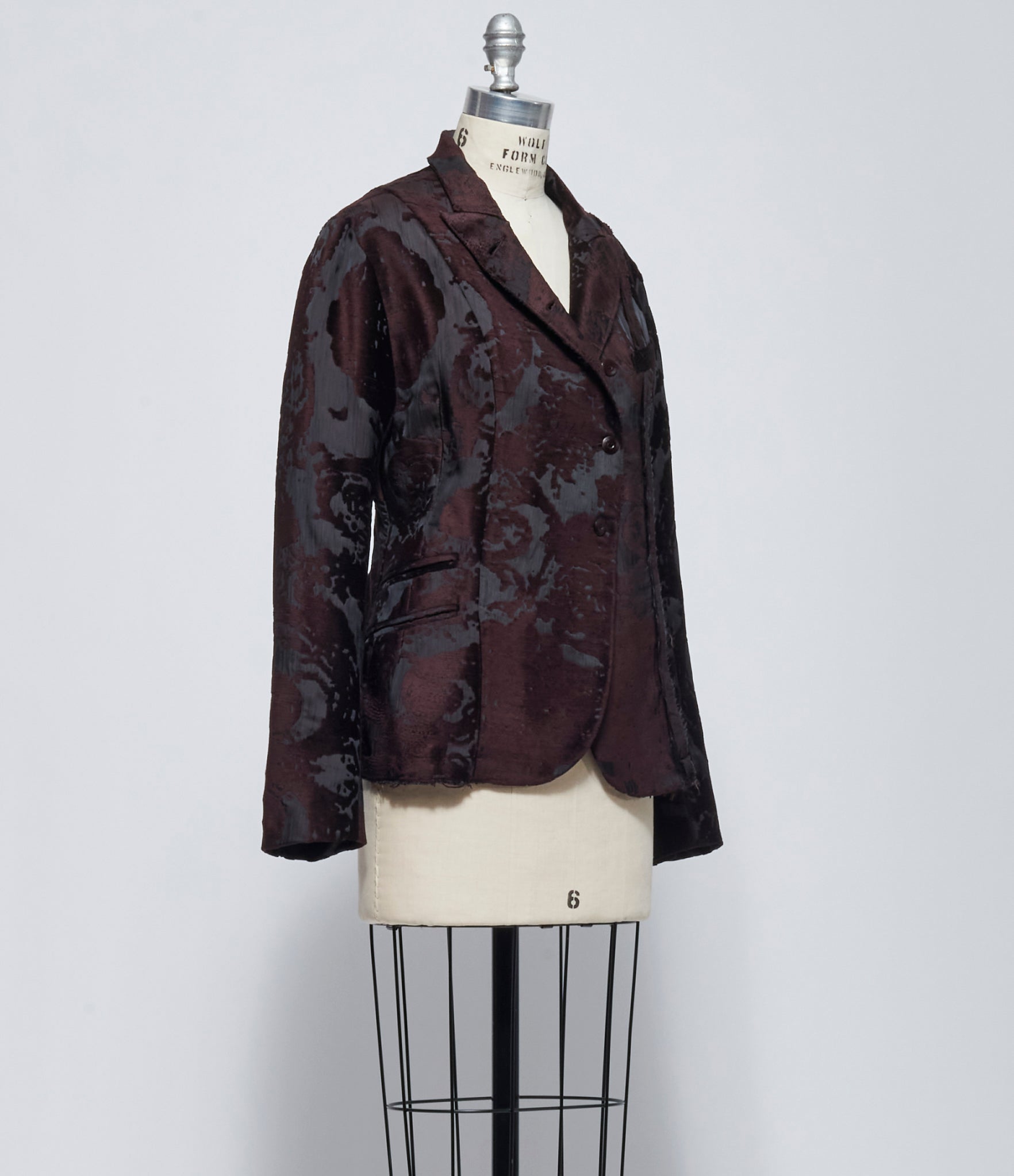 AW26 Marc Le Bihan Womens Veste Decoupe Courte Velours