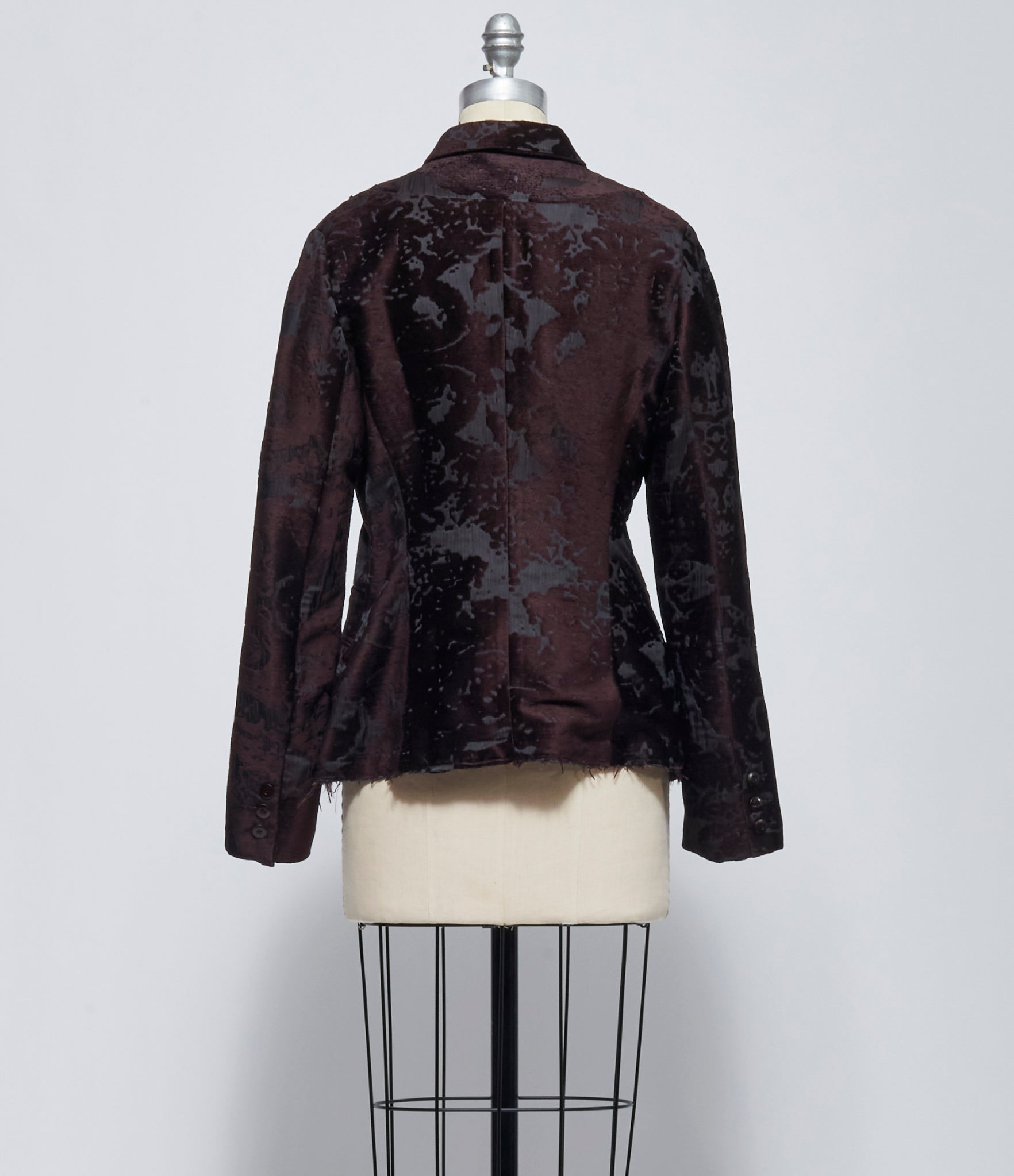 AW26 Marc Le Bihan Womens Veste Decoupe Courte Velours
