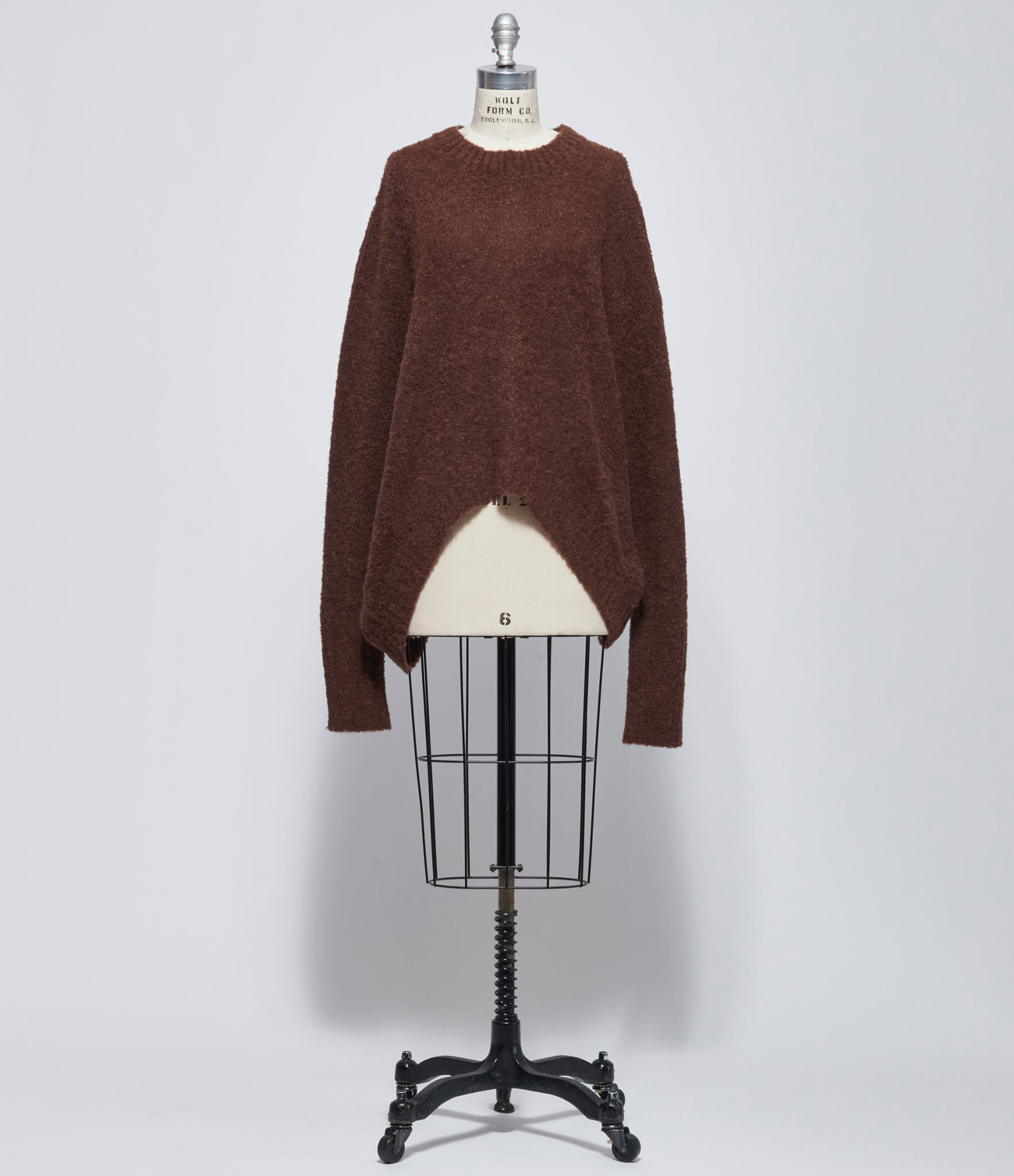 AW26 Aleksandr Manamis Womens Sweater Light Brown