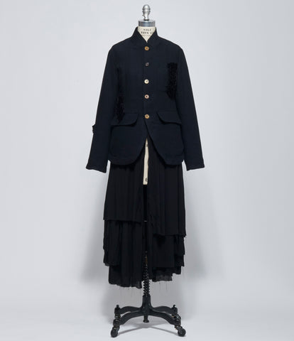 AW26 Aleksandr Manamis Womens Coat Dress Black